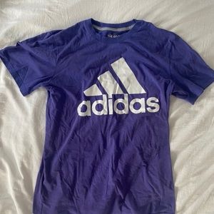 Purple adidas tee